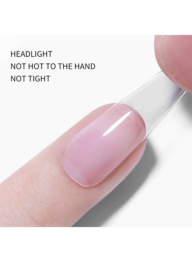 شايجاي لاصق التصحيح الصلب - غراء جل الأظافر الصلبة لا تؤذي الأظافر ليست لزجة واضحة هلام ناعم تحتاج إلى مصباح الصحافة على الأظافر المزيفة في المنزل DIY مسمار الغراء لاصق لسحر الأظافر الأحجار الكريمة - Image 4