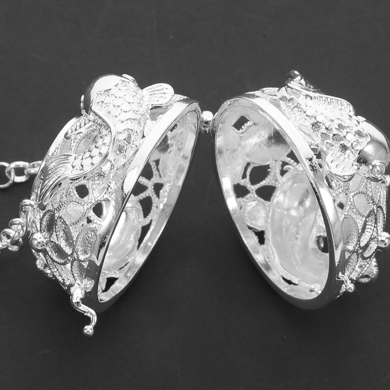 💍 تعليقة عطرية نحاسية ق مة لتعزيز أجواء العلاج بالعطور 4x4 سم - Image 4