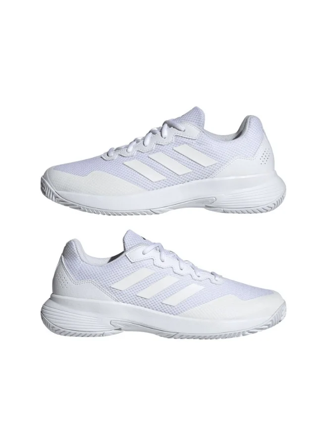 اديداس Adidas Gamecourt 2 M White Tennis Shoes For Men 6.5