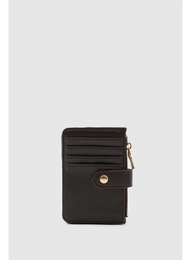 Shule Bags  Cleo Zippered Women's Wallet in Dark Coffee. for Women | Best Price UAE