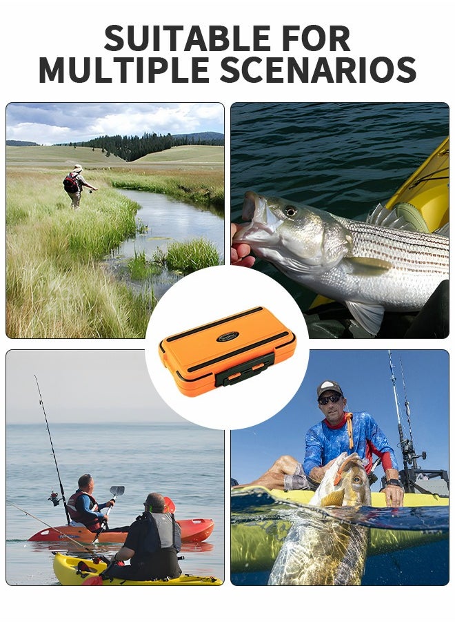 GROIC - Tackle Box,Waterproof Fishing Tackle Box,Fishing Lure Box Bait Storage Tackle Box Containers,Plastic Storage Organizer with Adjustable Dividers - Image 1