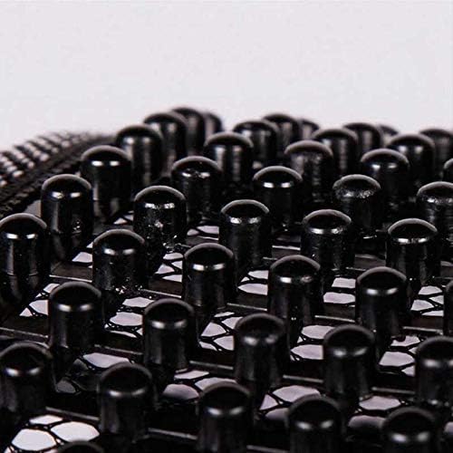 Aquasuccess Aquasuccess Mesh Ventilation Nylon Back Rest with Lumbar Support Mesh Cushion Pad Universal Back Lumbar Support Chairs for Office Chair Home Car Seat to Relieve Pain Pack of 1 Black  - Image 3