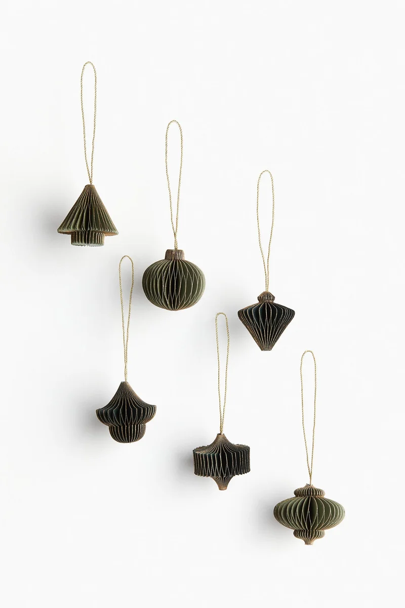 اتش اند ام 6-Pack Paper Decorations