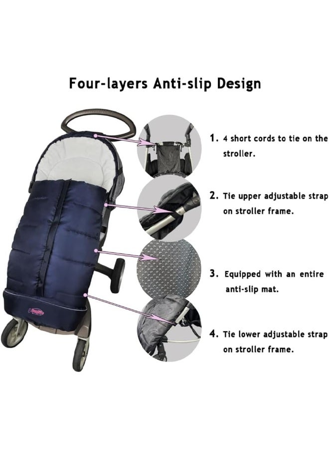 funlife Go 3 Seasons Universal Stroller Footmuff - Image 5