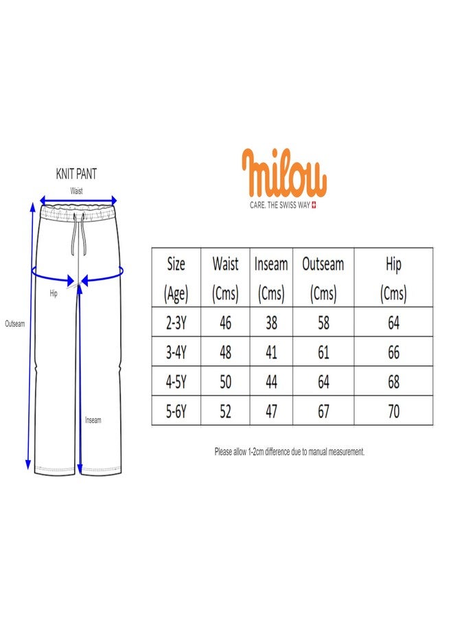 Milou Baby Boy's Regular Track Pants (SUGTRK018_White - Image 4