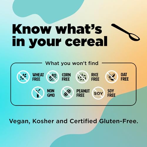 Three Wishes Grain-Free & Protein Cereal - Healthy, Low Sugar & Gluten-Free Breakfast Cereal - Low Carb, Plant-Based, Vegan & Non-GMO - Variety 6-Pack - Image 5