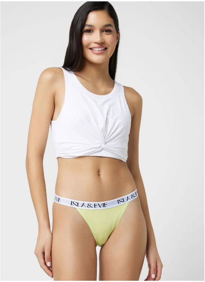 Isla & Evie High Leg Bikini Bottom