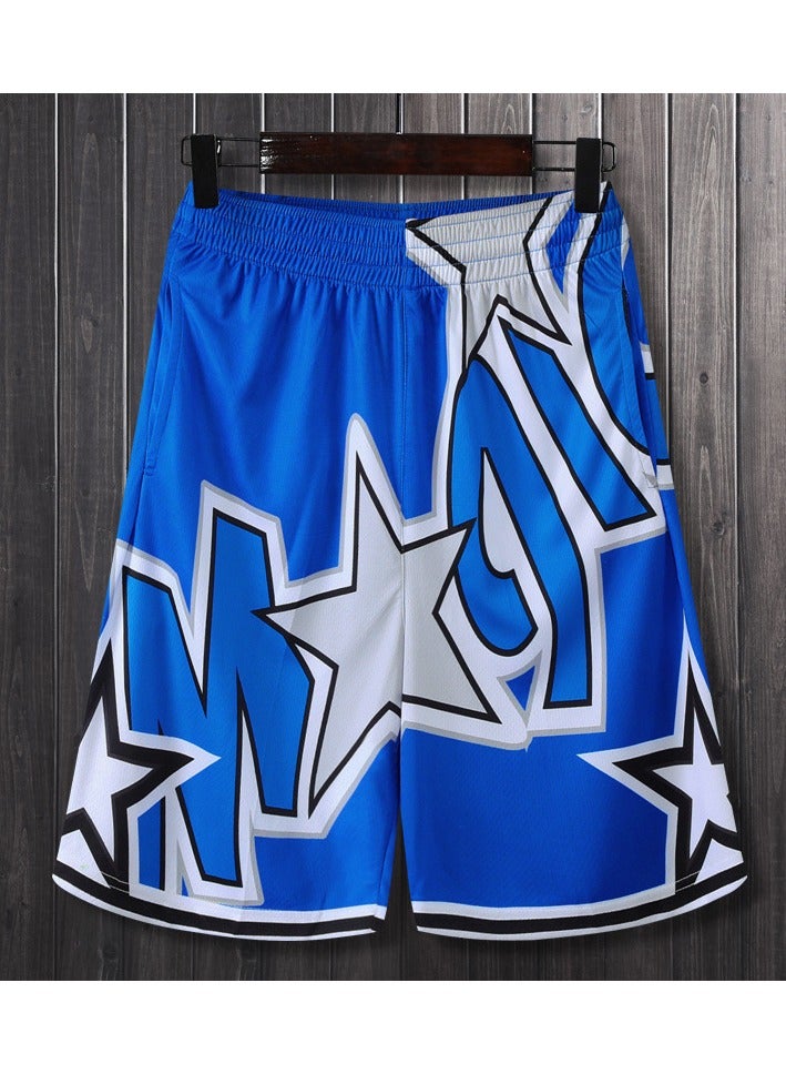 KUYING New Retro Basketball Shorts 