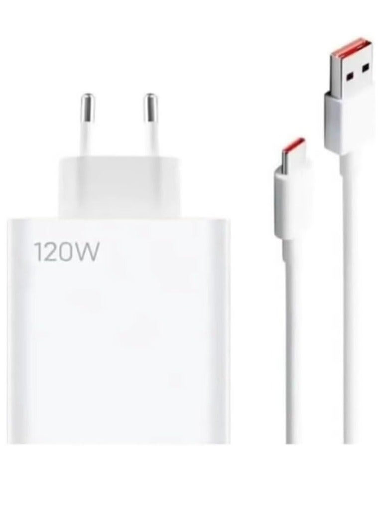 MUNTAQI 120W Max Fast Charger with 6A Type-C Cable | Compatible with Mi Pad 5, 12 Pro, 12X, 11T Pro, Redmi 10, Note 11 Pro 5G - Image 2
