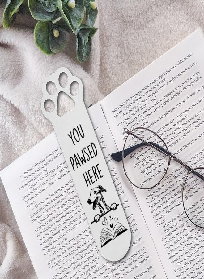 FOKCBOCM Greyhound Dog Gifts, Greyhound Dog Bookmark for Greyhound Dog Lover Book Lovers Bookworm Bookish Nerd, Bookmark Dog Lover, Book Club Gifts for Reader Dog Owner Lover-DX125 - Image 4