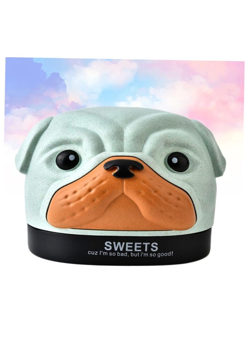 EHOME - 2pcs Cartoon Dog Tissue Box Paper Towel Holders Countertop Napkins Case Modern Decorative Napkin Holder Roll Paper Storage Organization Box Dispenser Tissues Cover Cases Tube (Green) - Image 1