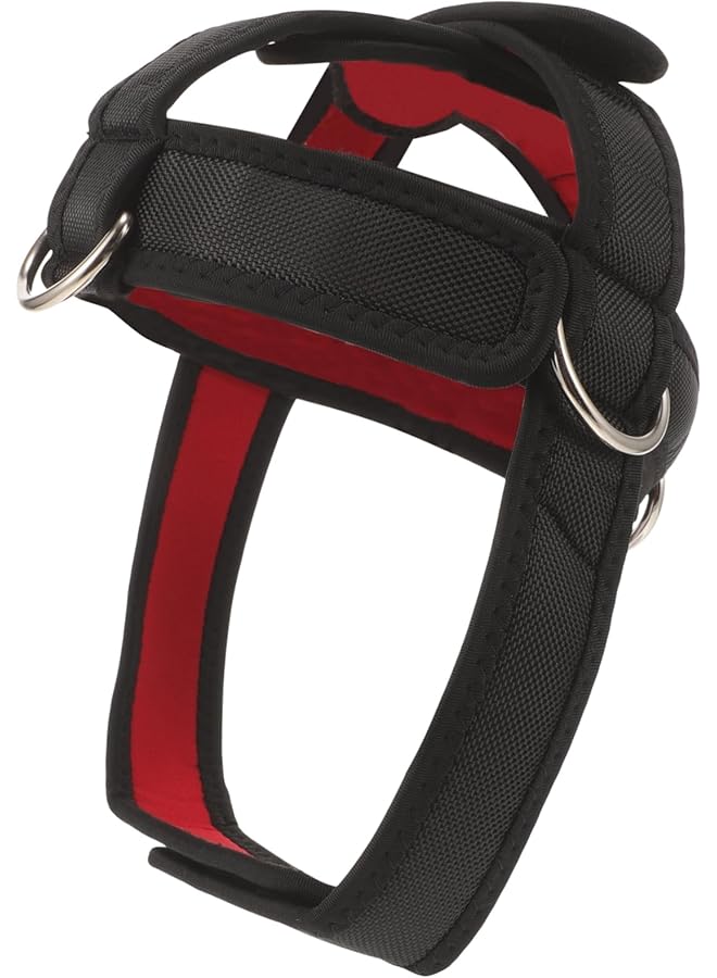 S-TOP Head and Neck Trainer Indoor Neck Exerciser Neck Weight Lifting Harness Trainer for Neck Safety Neck Trainer Neck Training Neck Harness Portable Diving Fabric Training Equipment - Image 1