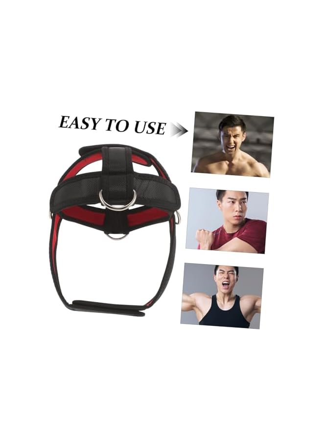 S-TOP Head and Neck Trainer Indoor Neck Exerciser Neck Weight Lifting Harness Trainer for Neck Safety Neck Trainer Neck Training Neck Harness Portable Diving Fabric Training Equipment - Image 2