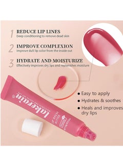 lakerain 4 Color Glossy Lip Balm Butter Lip Gloss，Moisturizing Non Sticky High Shiny Finish Lip Glow Oil, Natural Plumping Lip Tint Lip Care & Repair Lip Mask for Soft & Smooth & Protect Dry Lip  - Image 4