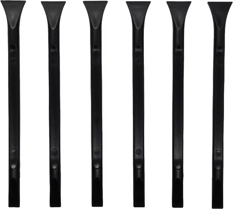 Tpyx Scraper Small Plastic Scraper Tool, Multi-Purpose Scraper Non-Scratch Cleaning Tool, Used in Narrow Spaces and Gaps, Perfect for Removing Oil Stains, Labels, Food, Dirt, Paint, Etc. (6pcs) - Image 1