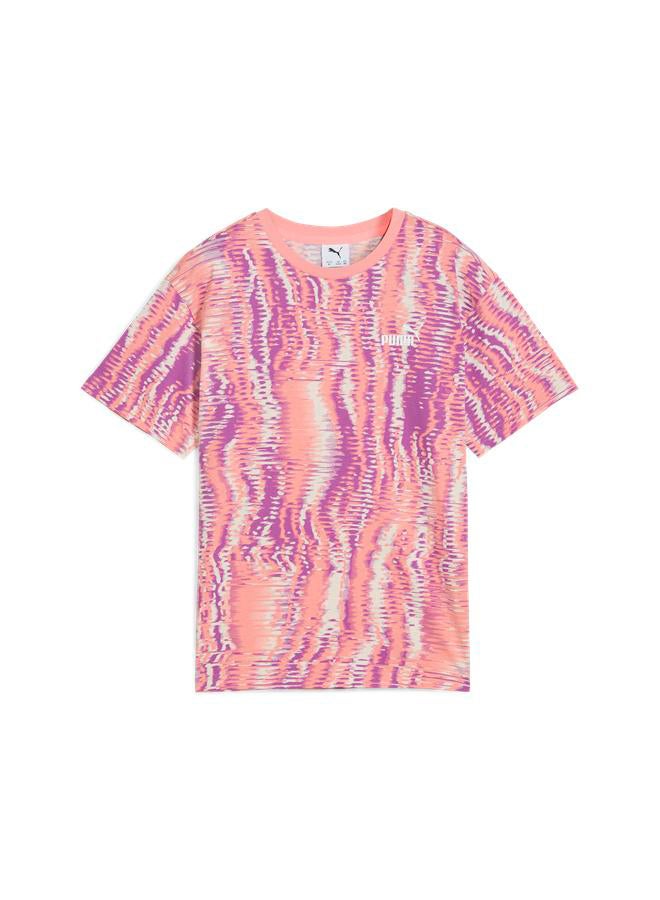 PUMA Youth Essential Nature 2.0 All Over Printed T-Shirt - Image 4