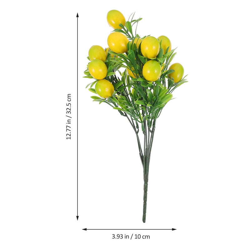 Home decor, reusable artificial fruit stems for DIY crafts and arrangements - Image 2