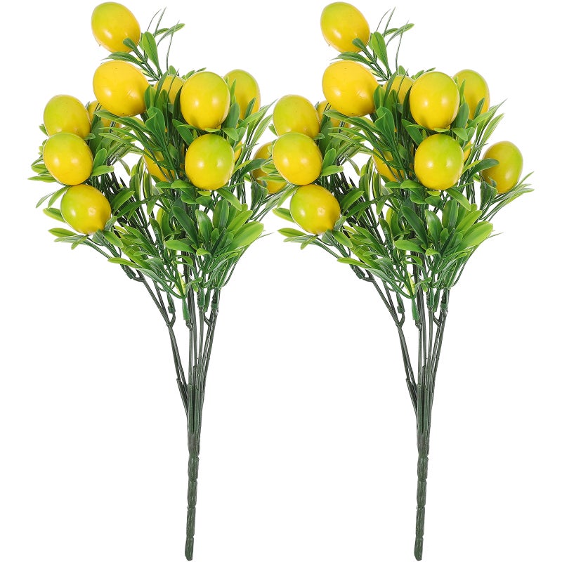 Home decor, reusable artificial fruit stems for DIY crafts and arrangements - Image 1