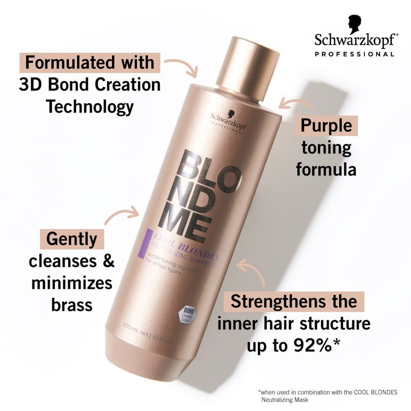 BlondMe مجموعة سبا المنزلية BLONDME x BARBIEâ„¢ - الشقراوات الباردات مع أصباغ التلوين الأرجوانية - مصحح اللون للأنواع جميع الشقراوات - Image 3
