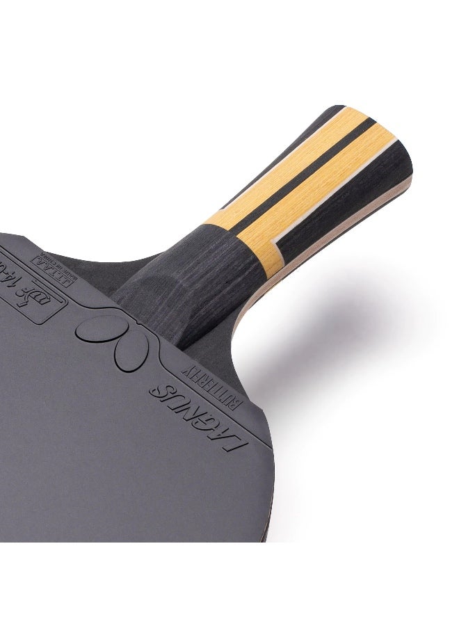 Butterfly Timo Boll Force Table Tennis Racket |Perfect Choice for Advanced and Club Players | Medium-Hard Blade with Grippy Lagnus Rubbers for Fast, Spin-Packed Offense - Image 5