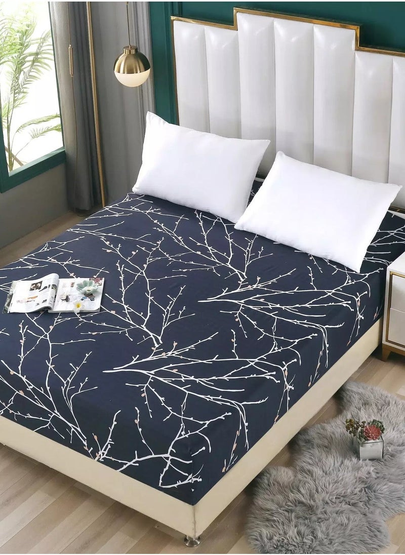 Generic Plant Print Fitted Sheet  - Image 2