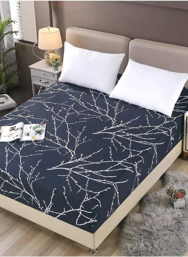 Generic Plant Print Fitted Sheet  - Image 5