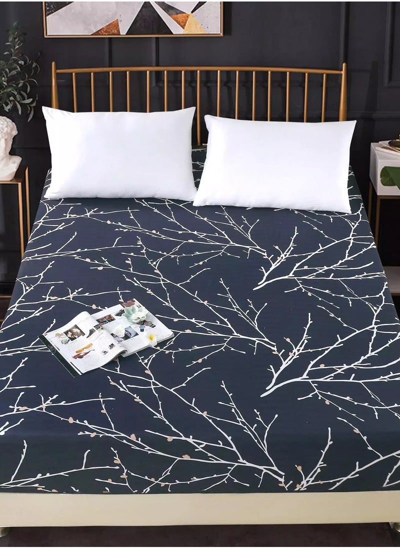 Generic Plant Print Fitted Sheet  - Image 4