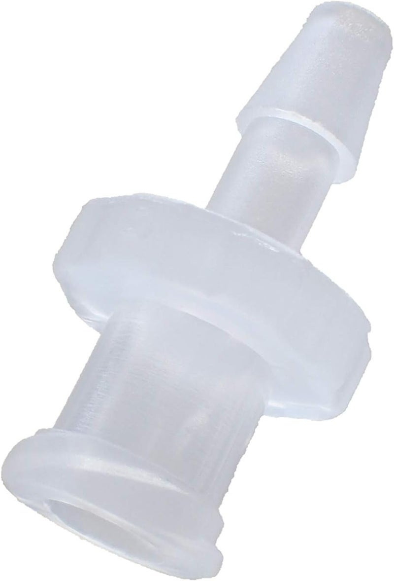 BleedZone - Female Luer Lock Adapter - 1/8" Hose Barb Fitting PP Polypropylene Hose, 10x Syringe Adapter for Laboratory Equipment, Hose Connector - Image 1