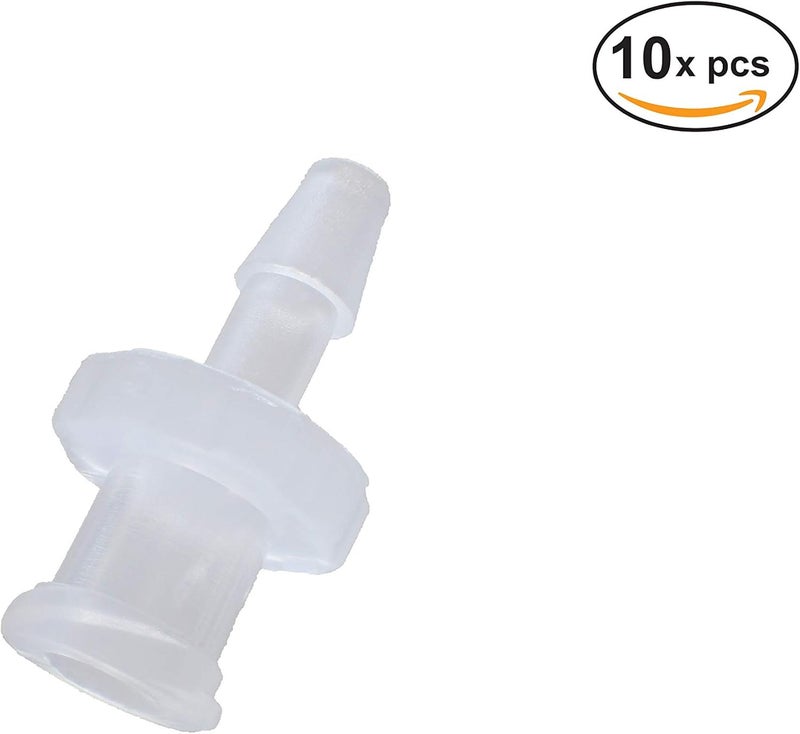 BleedZone - Female Luer Lock Adapter - 1/8" Hose Barb Fitting PP Polypropylene Hose, 10x Syringe Adapter for Laboratory Equipment, Hose Connector - Image 2