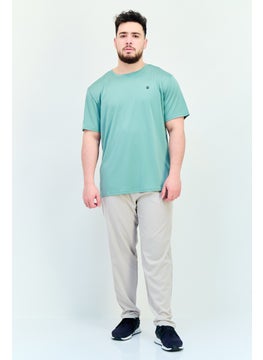 RBX Men Sportswear Fit Short Sleeves Training T-Shirt, Iceberg Green  - Image 4