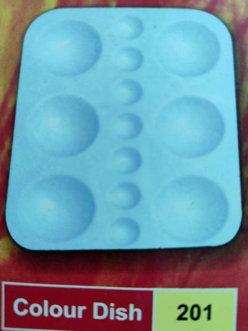 FIRST CLICK" Art 13 Deep Wells 201 Rounded Shaped Palette Size 16cms X 20cms (Medium Sized) - Image 2