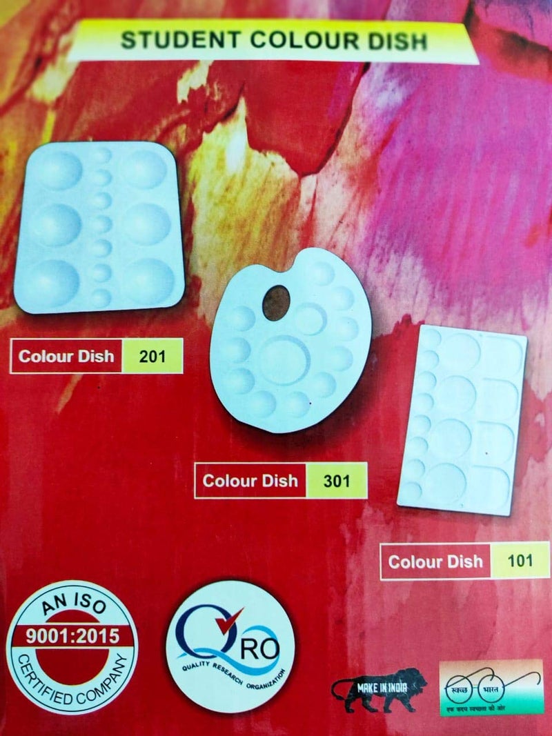 FIRST CLICK" Art 13 Deep Wells 201 Rounded Shaped Palette Size 16cms X 20cms (Medium Sized) - Image 3