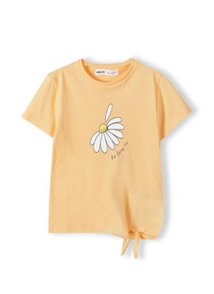 MINOTI Kids Girls Tie Front T-Shirt  - Image 2