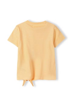 MINOTI Kids Girls Tie Front T-Shirt  - Image 3