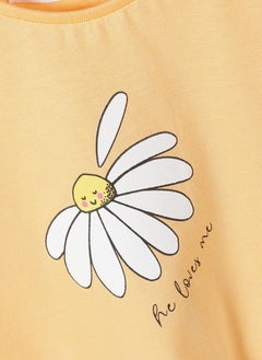 MINOTI Kids Girls Tie Front T-Shirt  - Image 4
