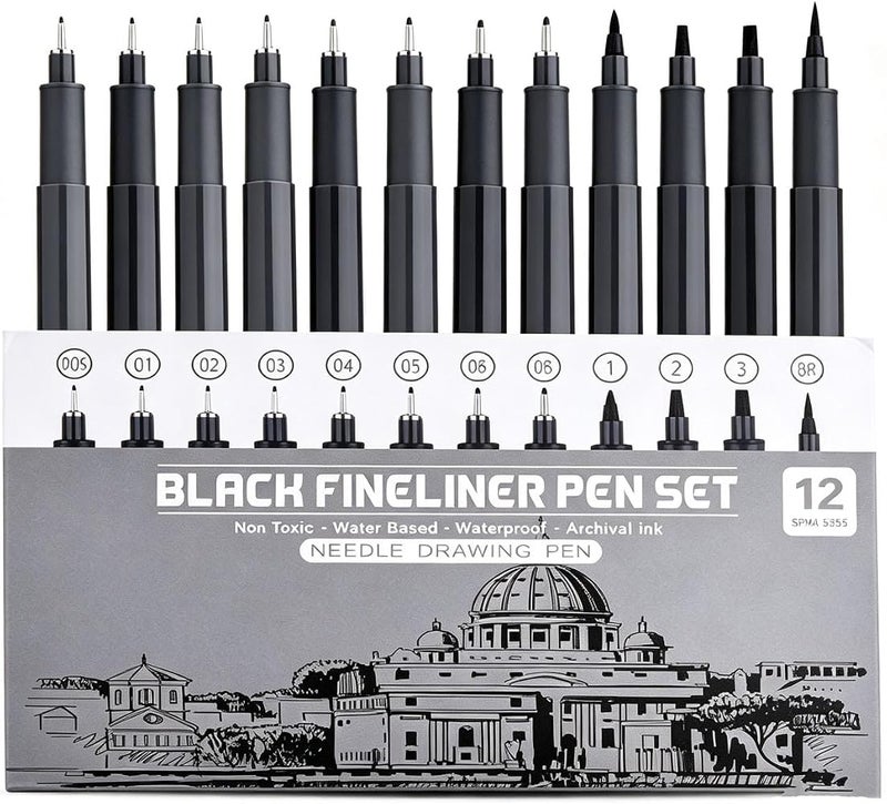 Uni Mitsubishi Uni Pin Fine Line 0.3mm Black - Image 2