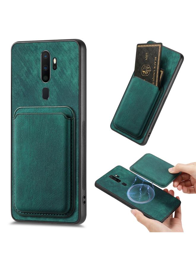 S-TOP Case For OPPO A9 2020 / A5 2020 Retro Leather Card Bag Magnetic Phone Case - Image 1