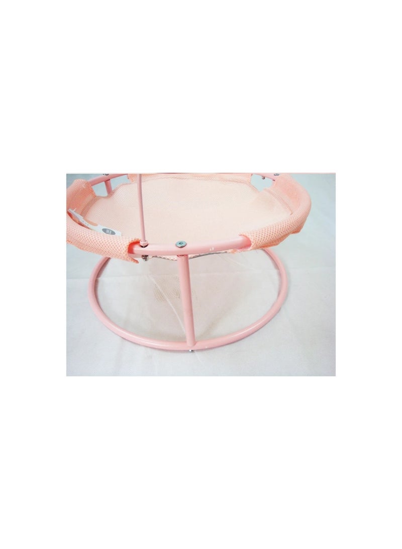 سرير شبكي مريح وناعم قابل للتنفس للحيوانات الأليفة الصغيرة، سرير مرتفع قابل للغسل والفصل، سرير أرجوحة للقطط - وردي - Image 5