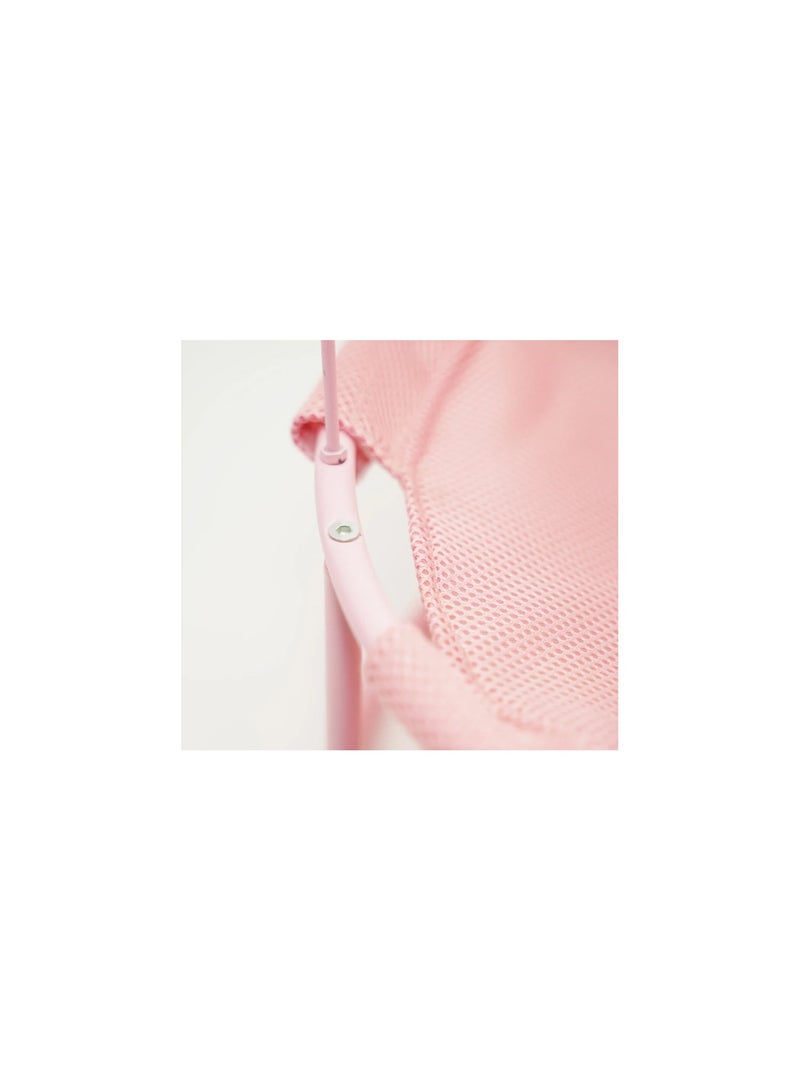 سرير شبكي مريح وناعم قابل للتنفس للحيوانات الأليفة الصغيرة، سرير مرتفع قابل للغسل والفصل، سرير أرجوحة للقطط - وردي - Image 4