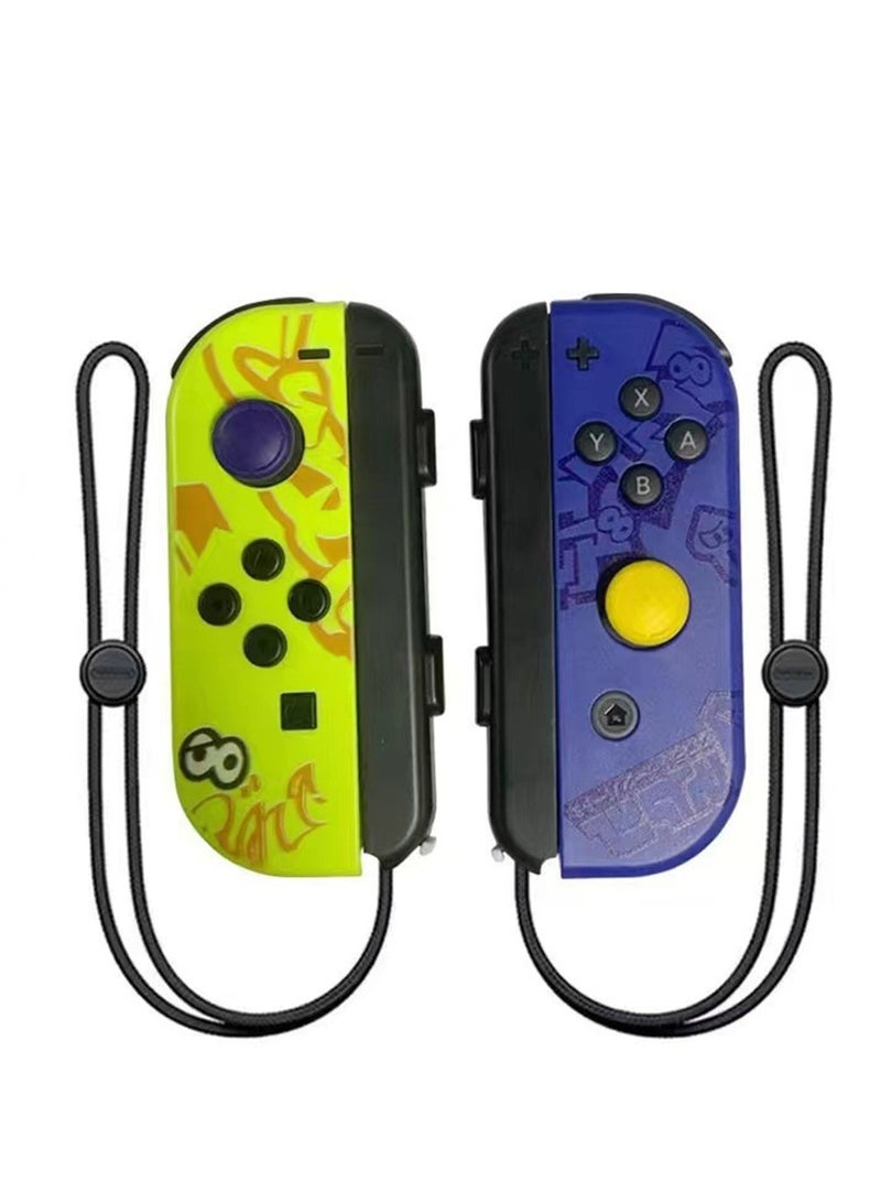 NS التبديل اليسار واليمين مقبض Joycon مقبض التبديل مقبض بلوتوث مع الاستيقاظ عن بعد وحزام اليد - Image 1