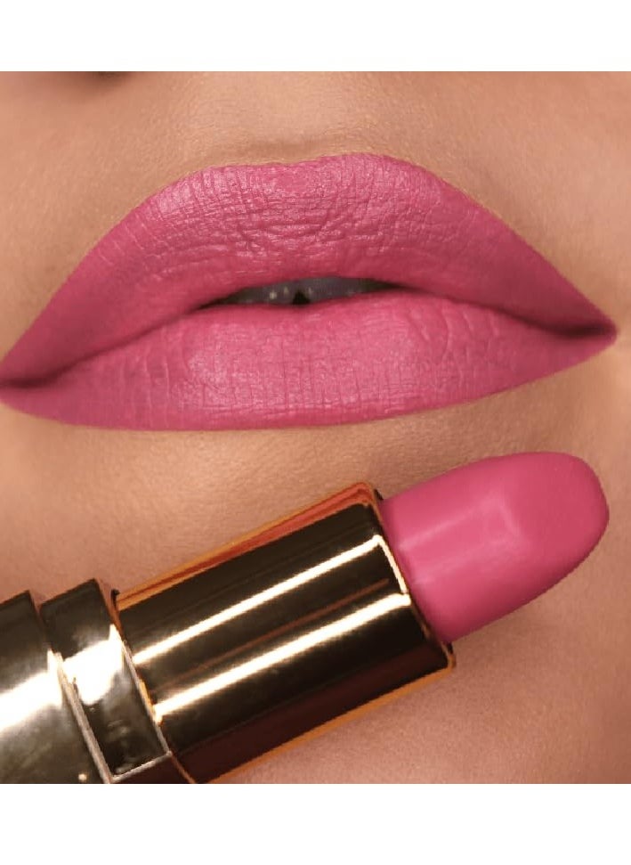 Iba Iba Long Stay Matte Lipstick Shade M14 Pink Pop 4g  - Image 2