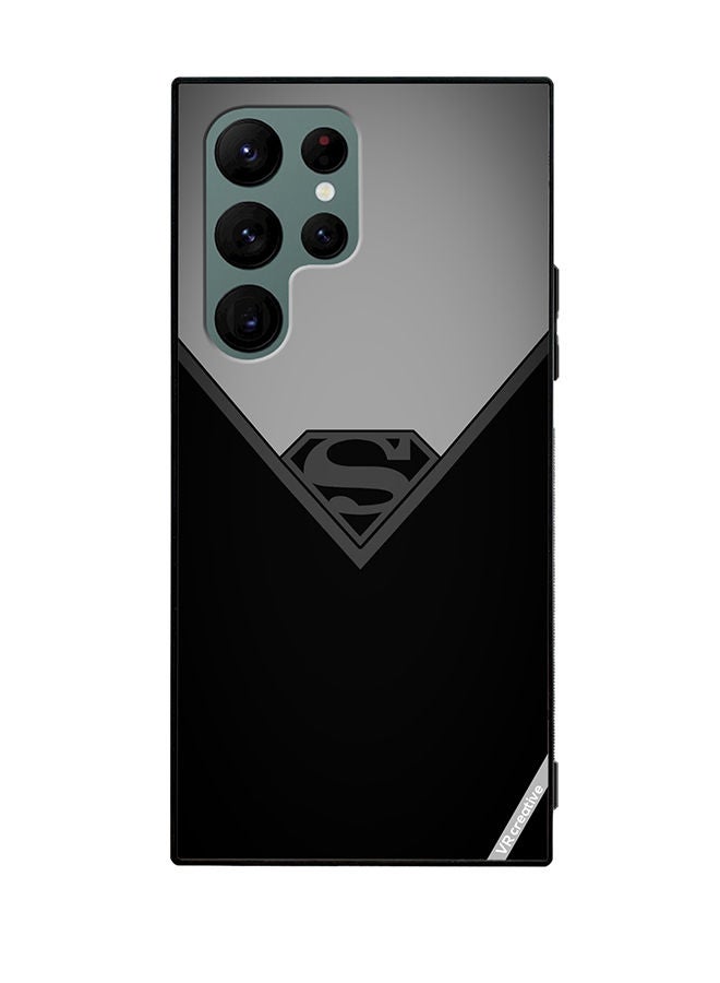 VR CREATIVE Protective Case Cover For Samsung Galaxy S22 Ultra 5G Simple Superman Design Multicolour - Image 1