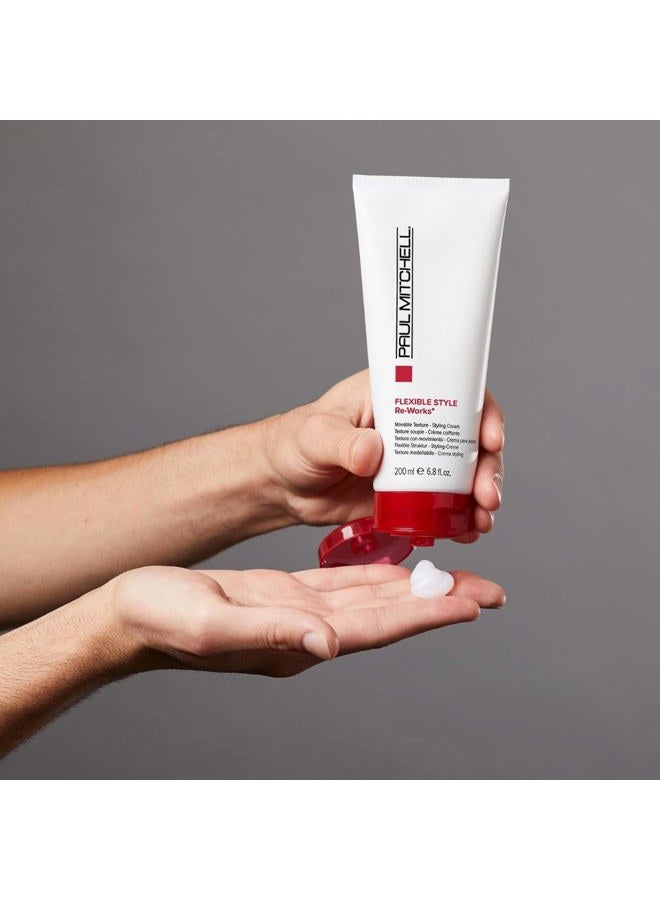 Paul Mitchell Re-Works Styling Cream, Movable Texture, For All Hair Types, 6.8 fl oz - Image 2