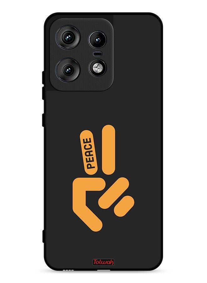 Tolwak Motorola Edge 50 Pro 5G Protective Case Cover Peace - Image 1
