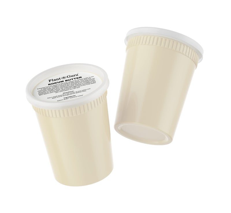 Plant Guru Raw Kokum Butter 32 oz. / 2 lbs. 100% Pure Natural Cold Pressed - Great for Skin, Body and Hair Moisturizer, DIY Creams, Balms, Lotions and Soap Making. - Image 2