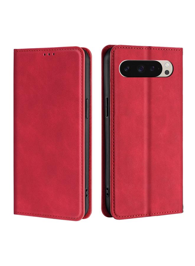 اس-توب جراب هاتف Google Pixel 9 من الجلد المغناطيسي الملمس - Image 1