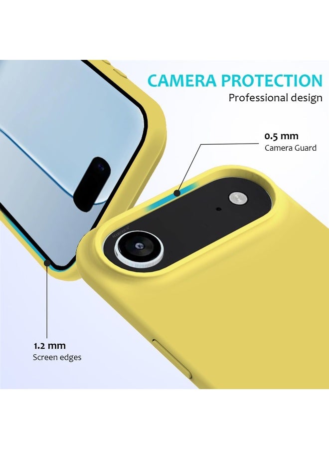 حافظة هاتف iPhone 17 Air من السيليكون الناعم السائل لهاتف iPhone 17 Air مع بطانة داخلية من الألياف الدقيقة حافظة هاتف واقية مضادة للصدمات لهاتف iPhone 17 Air 6.5 بوصة - Image 5