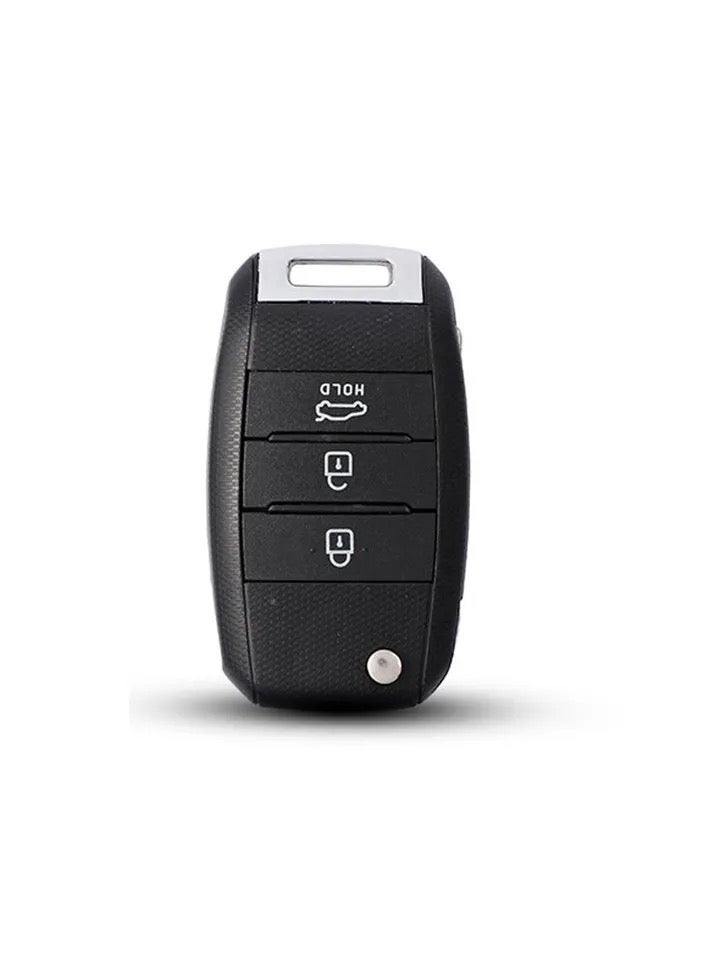 غطاء مفتاح السيارة مع الريموت كنترول القابل للطي متوافق مع موديلات  كيا K5 K3 K2 نوع 3 ازرار - Image 2