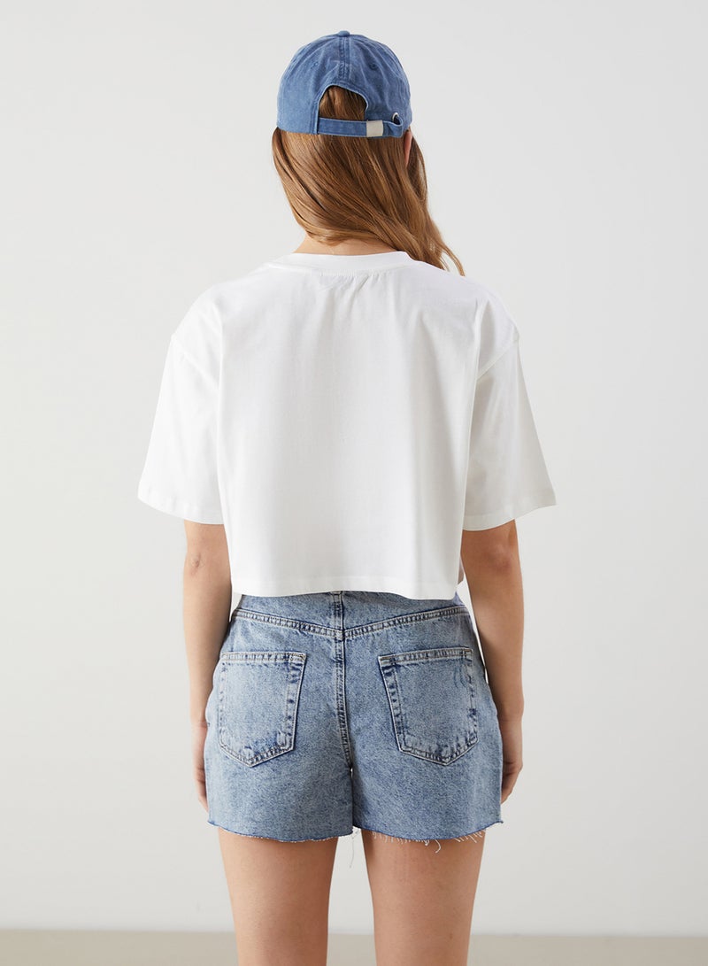 LC WAIKIKI Crew Neck Women's Crop Top - Image 4