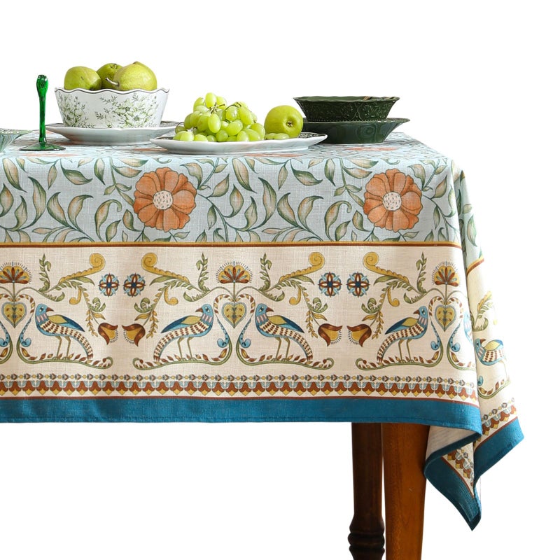 patdrea PatdreaTablecloth-FlowerBlue-140 * 140G - Image 1